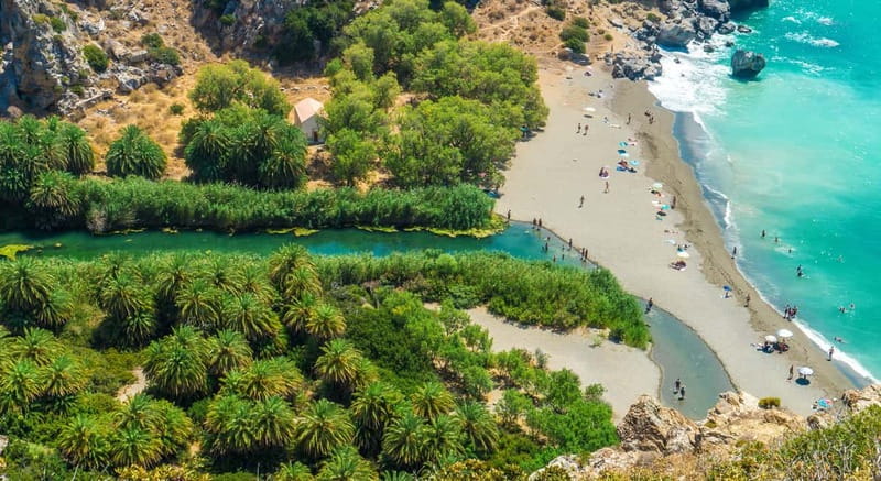 Rethymno/Chania: Preveli Beach and Kourtaliotiko Gorge Tour - A 10-hour day that mixes boat time with a gorge walk