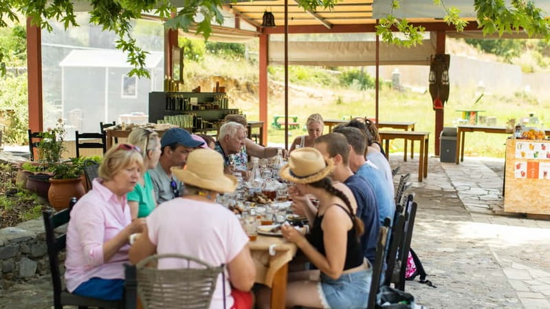 Rethymno: Full-Day Land Rover Safari to Preveli - Fragma Potamon dam reservoir and Karines, beauty plus village rhythm