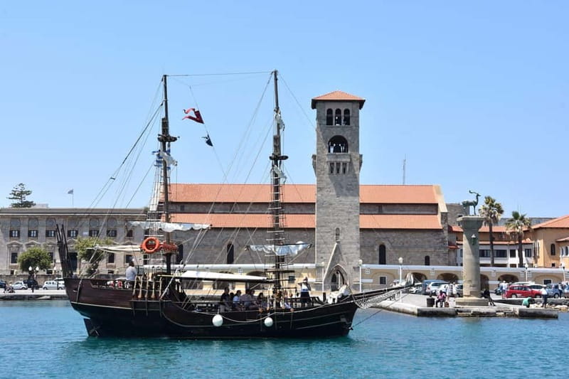 Rhodes:1-hour Sightseeing Day Cruise on an 18th-Century Boat - You won’t get a narrative tour, but you can still get a lot out of it