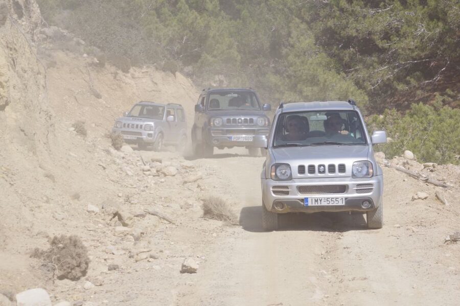 Rhodes: 4x4 Self-Drive Jeep Tour with Pickup in the North - Archipoli: family farm tastings, honeys, souma, and olive oil