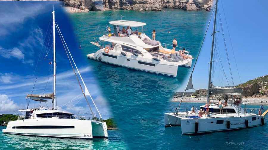Rhodes: All-Inclusive Catamaran Cruise with Lunch and Drinks - Quick hits before you go