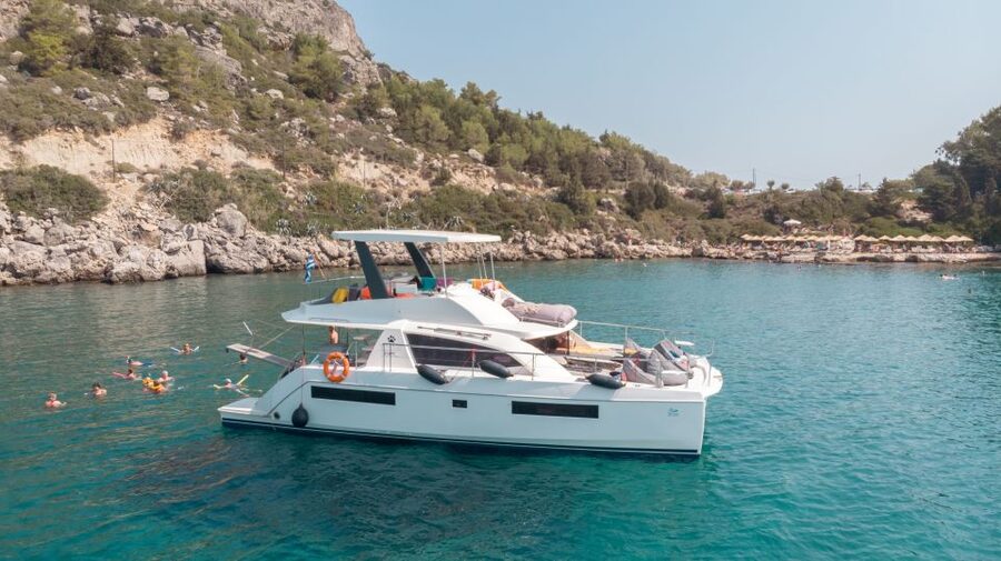 Rhodes: All-Inclusive Catamaran Cruise with Lunch and Drinks - Six hours on the water, with real value for your money