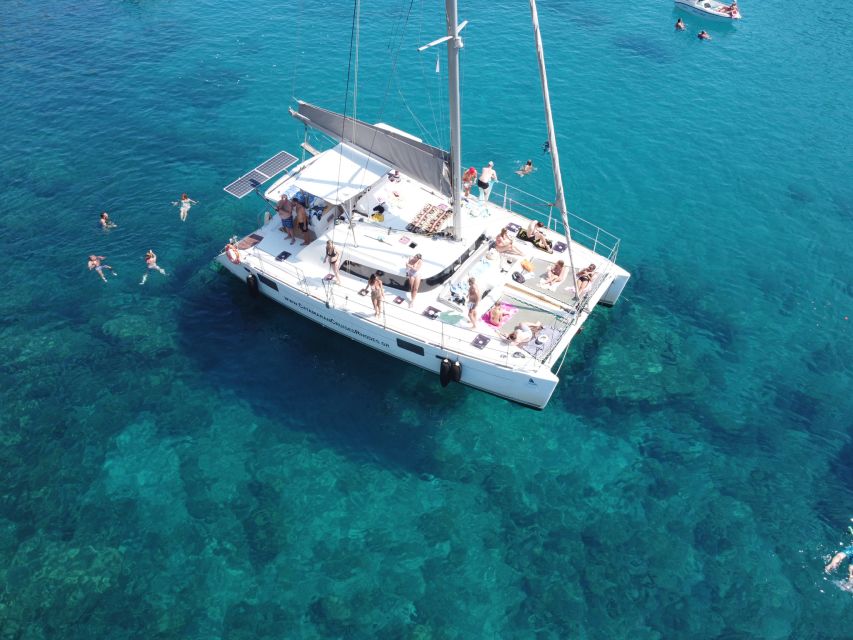 Rhodes: All-Inclusive Catamaran Cruise with Lunch and Drinks - Anthony Quinn Bay: the first swim that sets the tone