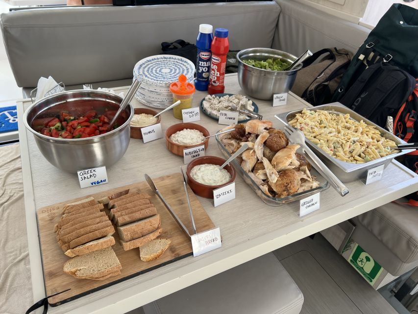 Rhodes: All-Inclusive Catamaran Cruise with Lunch and Drinks - Kalithea Springs: final swim and the kind of water you remember later