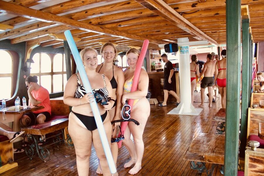 Rhodes: All Inclusive Day Cruise with BBQ & Unlimited Drinks - The Swim Stops: Three Coves, Three Different Moods