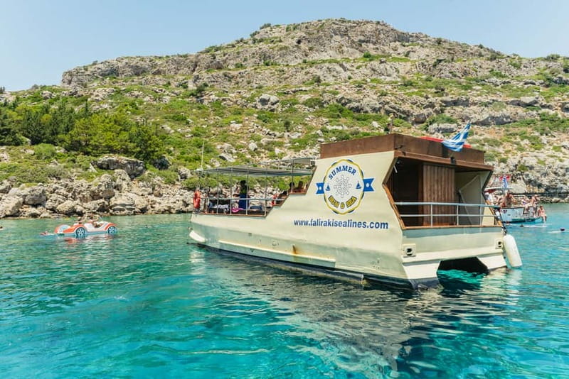 Rhodes: Anthony Quinn, Ladiko and Caves All-Inclusive Cruise - Traganou Caves in Afandou Bay: swimming inside the rock