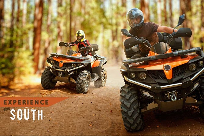 Rhodes ATV Quad Adventure Guided Tour 2 or 1 person on 1 Quad - How the quad setup works for 1 or 2 people