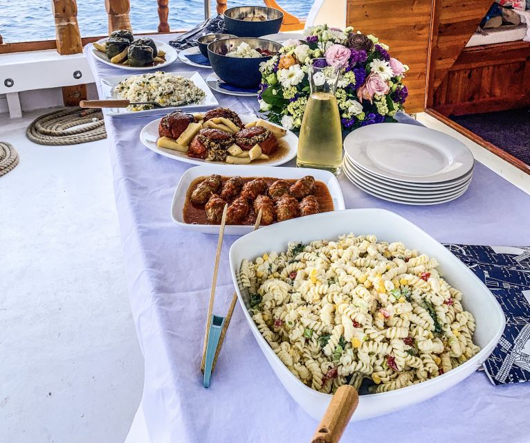 Rhodes: Cruise with 3 Stops, Lunch and Unlimited Drinks - A Wooden-Boat Cruise on Rhodes East Coast, What It Feels Like