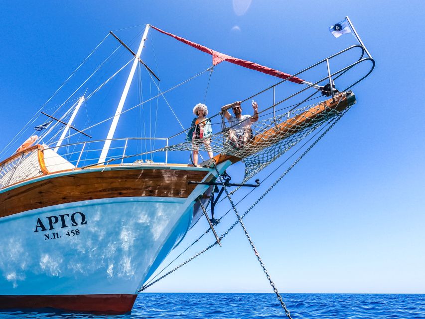 Rhodes: Cruise with 3 Stops, Lunch and Unlimited Drinks - Anthony Quinn Bay Swim Stop, Snorkel Gear Included