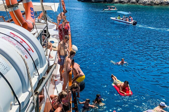 Rhodes Day Cruise (with lunch & unlimited drinks) 5,5 Hours - The crew makes it, Theodore, and the onboard atmosphere
