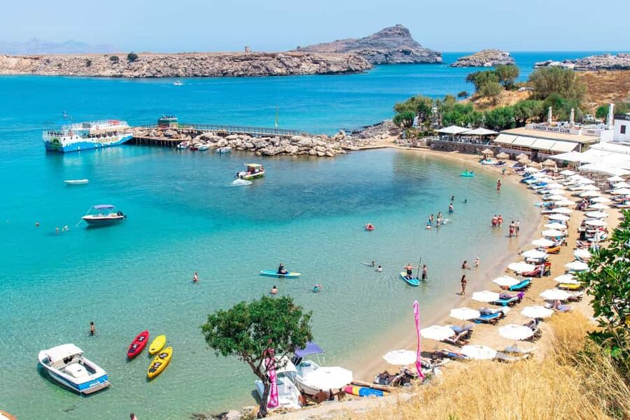 Rhodes: Easy Morning Transfer to Lindos & 4 Hours Free Time - Krana Square parking and the simple way to reach the Lindos village center