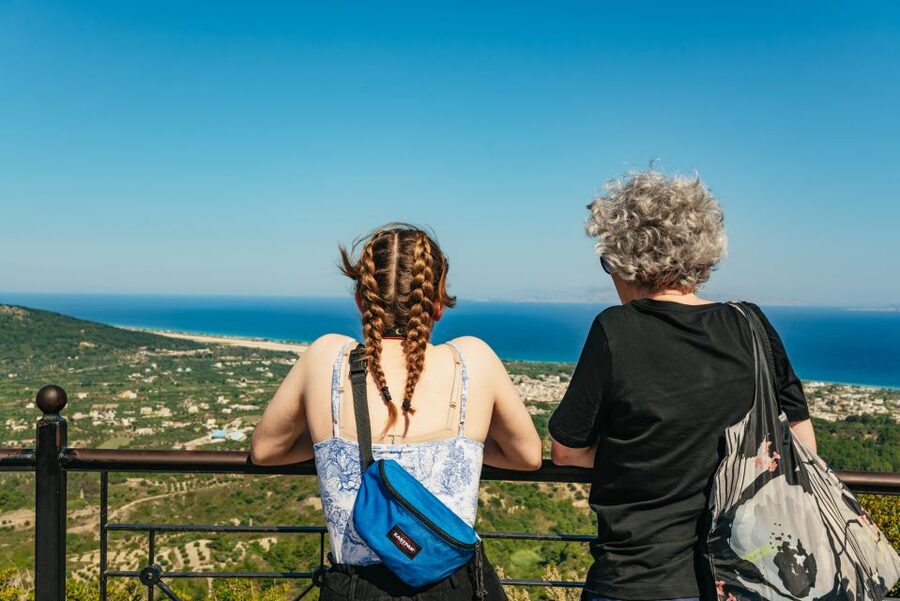 Rhodes: Filerimos Hill and Butterfly Valley Bus Trip - The Golgotha Footpath: Where the Views Earn Their Sweat