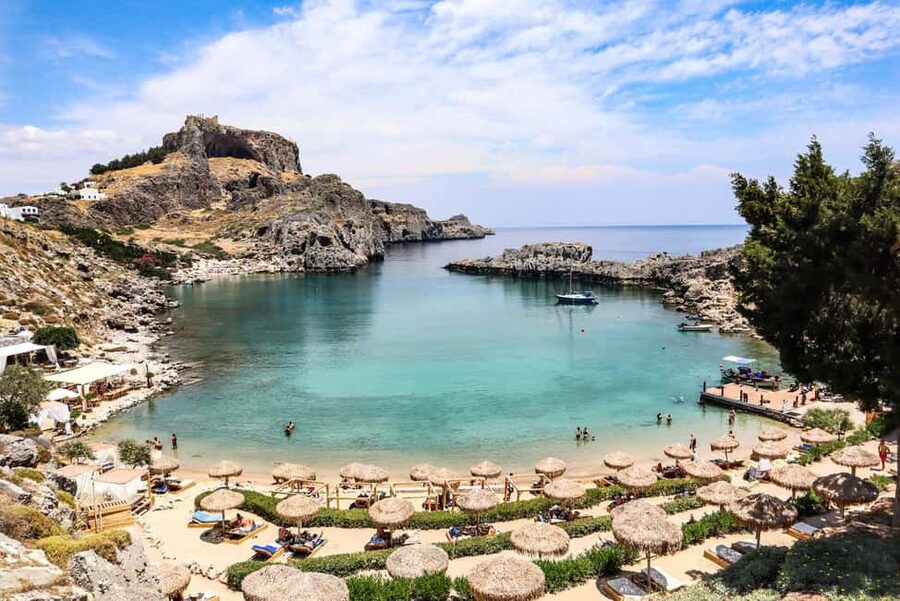 Rhodes: Guided Bus Tour to Lindos Village & Seven Springs - Rhodes to Seven Springs: A Pine-Forest Oasis You Can Actually Enjoy