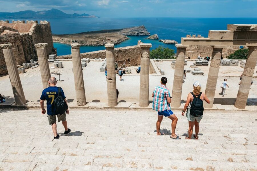 Rhodes: Guided Bus Tour to Lindos Village & Seven Springs - Lindos in 3.5 Hours: White Houses, Narrow Streets, and Beach Choices