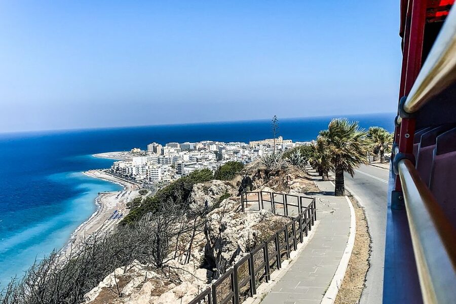 Rhodes: Hop-On Hop-Off Sightseeing Bus Tour - Stop-by-Stop: From Aktaion Rhodes to the Acropolis and Elli Beach Aquarium