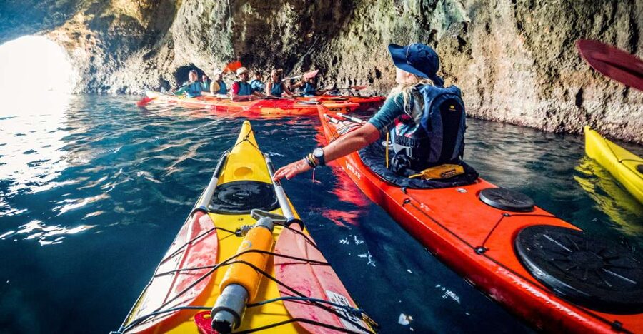 Rhodes: Pirates' Route Sea Kayaking Tour - Secret sea caves, Traounou Beach, and the swim-snorkel rhythm