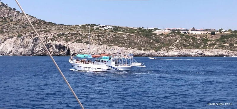 Rhodes: Pleasure Cruise for Swimming and Snorkeling - Kallithea Bay: the snorkelling-focused first stop