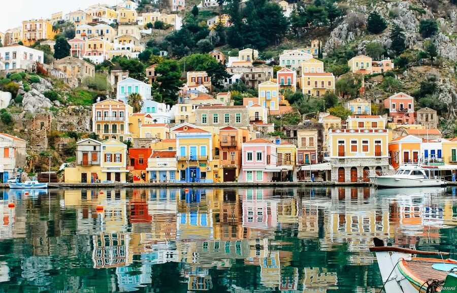 Rhodes: Speedboat Trip to Symi with Free Time to Explore - Rhodes sightseeing from Kolona Harbor, with views that feel earned