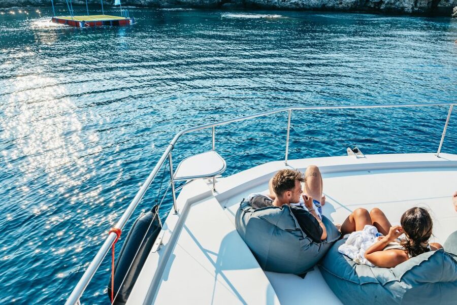 Rhodes: Sunset Catamaran Cruise with Dinner Buffet & Drinks - Meeting point at Poseidon Submarine, and how to avoid missing the boat