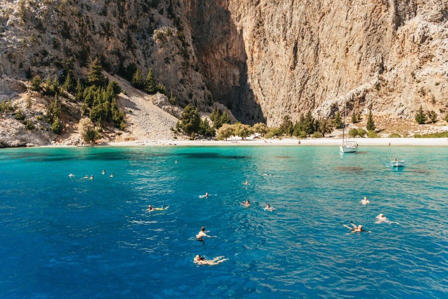 Rhodes: Symi Island & Panormitis Monastery Day Trip by Boat - Mandraki Port, the morning check-in, and getting onboard
