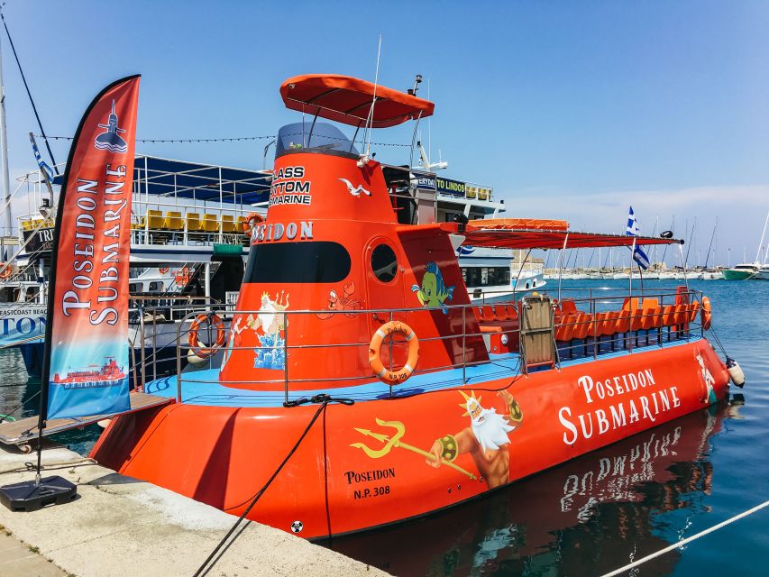 Rhodes Town: Submarine Cruise with Underwater Views - Mandraki Harbour, where the route starts and the views begin