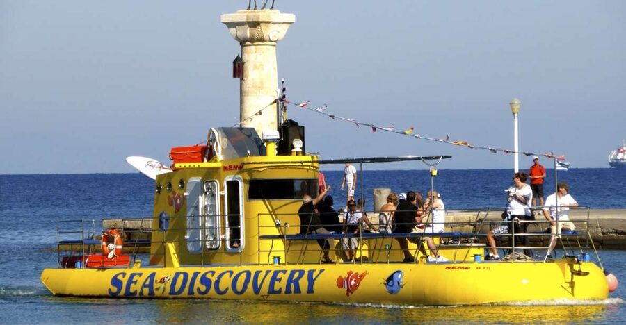 Rhodes Town: Yellow Submarine Cruise with Underwater Views - Price and value: why 45 minutes often feels like the right deal