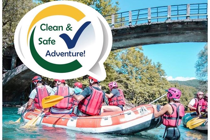 River rafting at Voidomatis River !! Zagori area - The big moment: künst dam and the Kleidonia rapid under the old bridge