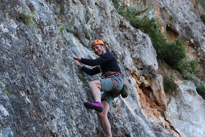 Rock Climbing at Kardamili- West Mani - Kardamili cliffs and the West Mani view that makes climbing click