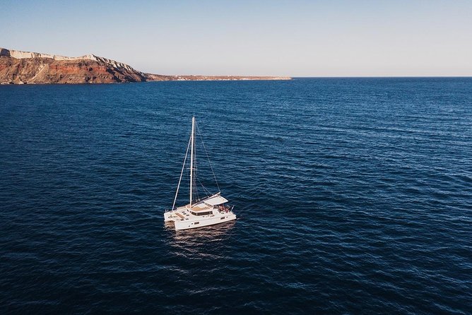 Romantic Sunset Catamaran Caldera Cruise incl. Meal & Drinks - Swimming and snorkeling: what you can count on