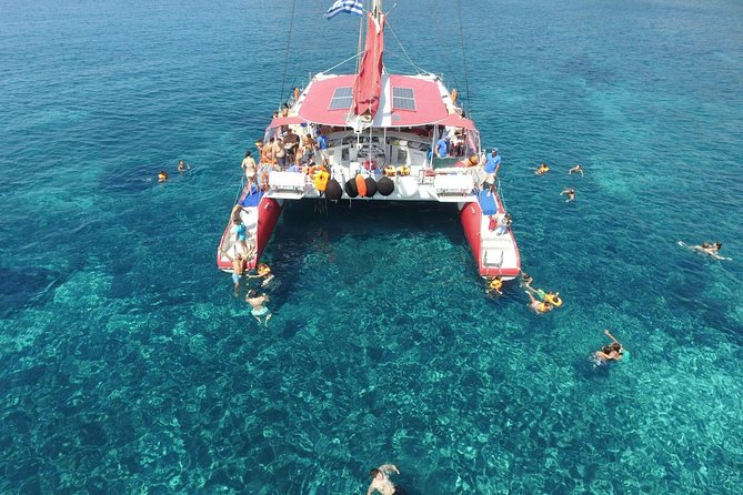 Sailing Catamaran Cruise in Santorini with BBQ, Drinks and Transfer - Hot Springs stop: the “warm” swim and the swimming rules