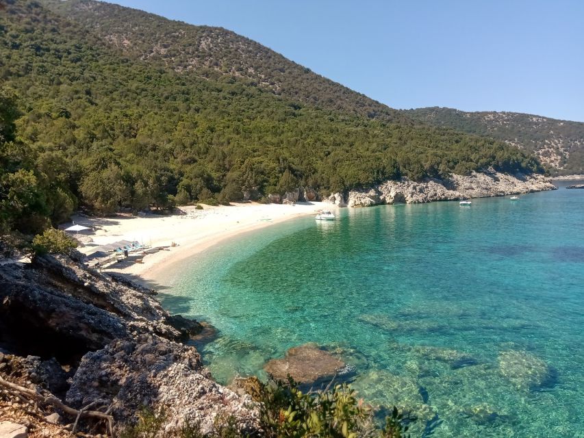 Sami: Ithaca Island Boat Trip with Swimming and Snacks - Pera Pigadi swim stop: your first hit of clear water