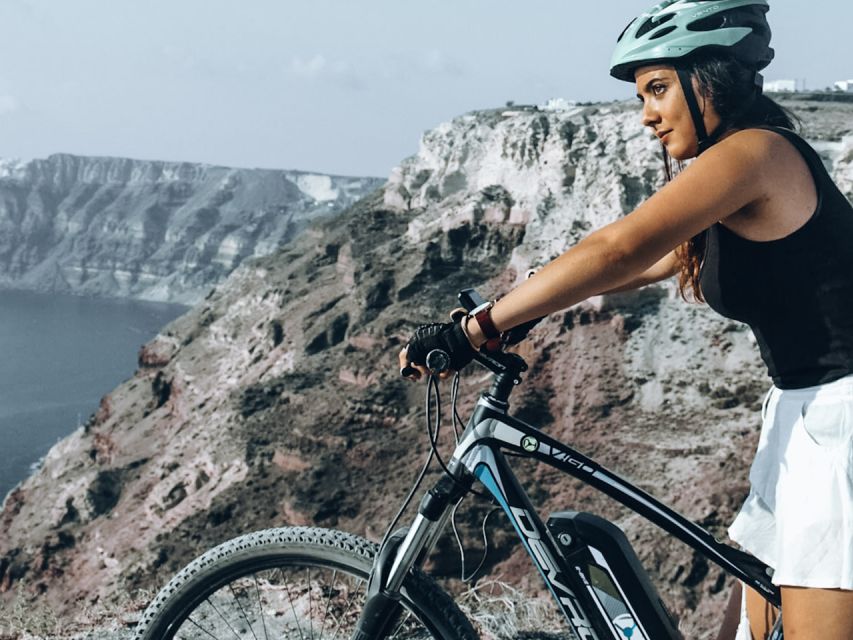 Santorini: Around the Island by Electric Bike - Starting in Emporio: Castelli’s narrow streets and maze energy