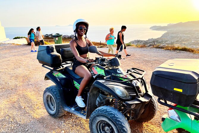 Santorini ATV-Quad Experience: Off-Road Adventure & Hotel Pickup - The Heart of Santorini viewpoint: where the caldera steals the show