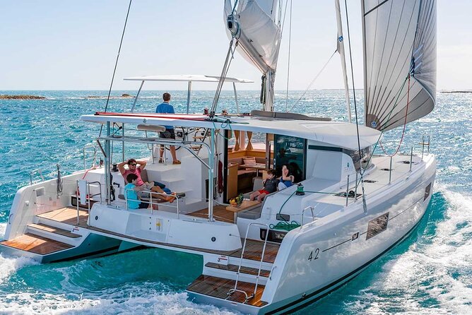 Santorini Catamaran Cruise with Greek Meal, Open-Bar and Sunset - How This Santorini Catamaran Cruise Fits Together