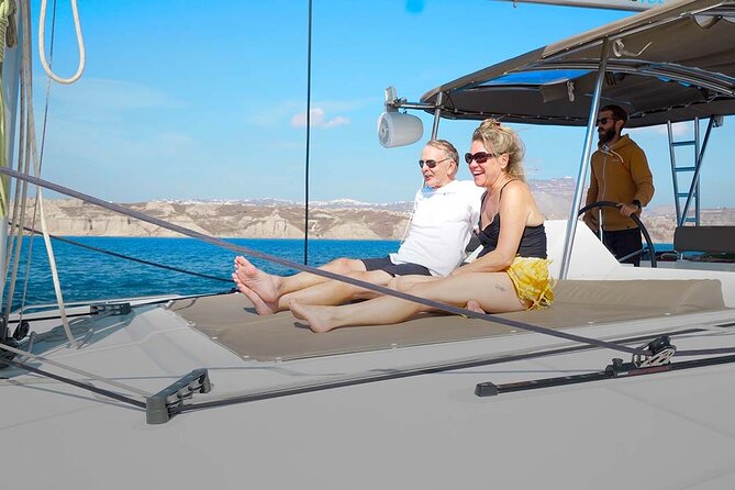 Santorini Catamaran Cruise with Greek Meal, Open-Bar and Sunset - Nea Kameni Hot Springs: A Warm Sulfur Stop You’ll Feel