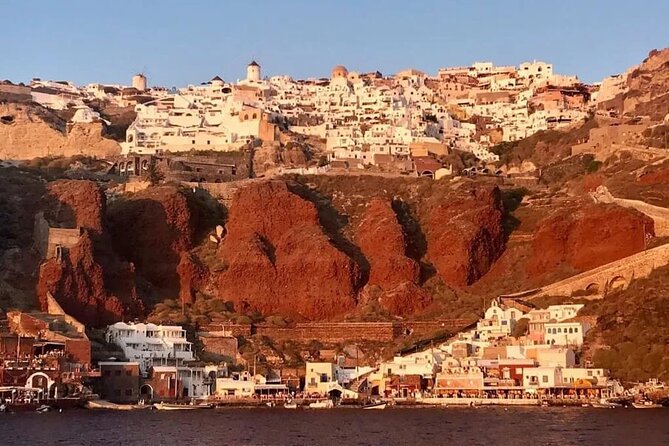 Santorini Catamaran Cruise with Greek Meal, Open-Bar and Sunset - The Greek Meal on Board, Wine and Beer, and Food Allergies