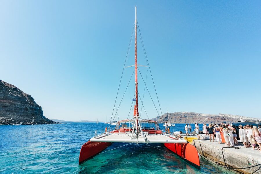 Santorini: Catamaran Tour with BBQ Dinner, Drinks, and Music - Value for $93: what you actually get for your money