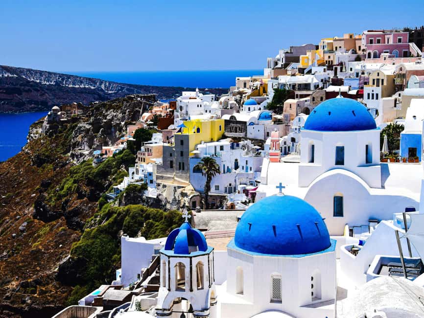 Santorini Guided Day Trip From Crete with Ferry Tickets - Oia in 90 minutes: photos, blue domes, and where you can slow down