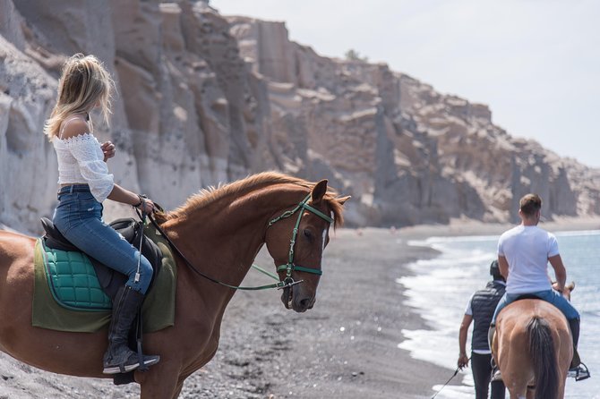 Santorini Horse Riding to Black Sandy Beach - Horses and Safety: What “Well Cared For” Means in Real Life