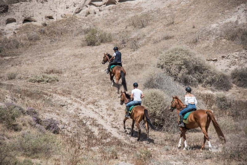 Santorini: Horse Riding Trip to Black Sandy Beach - Riding with Manos and Barbara, plus the team energy you’ll feel