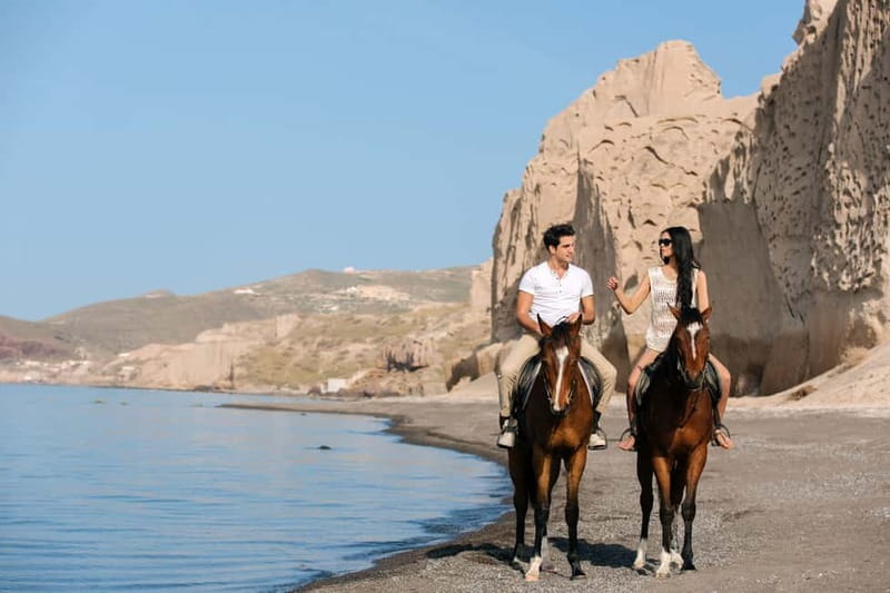 Santorini: Horseback Riding on the Black Sandy Eros Beach - Why Santorini’s Eros Beach Horse Ride Feels Different