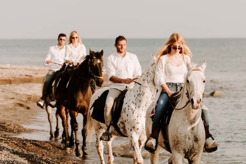 Santorini: Horseback Riding on the Black Sandy Eros Beach - FAQ