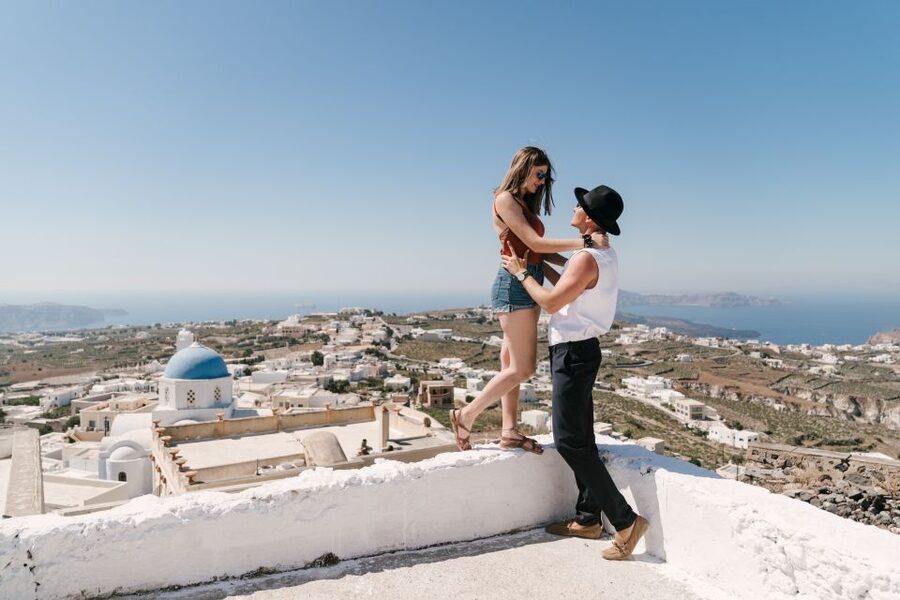 Santorini: Island Highlights Guided Day Trip with Oia Sunset - Prophet Elias viewpoint, the morning scene-setter