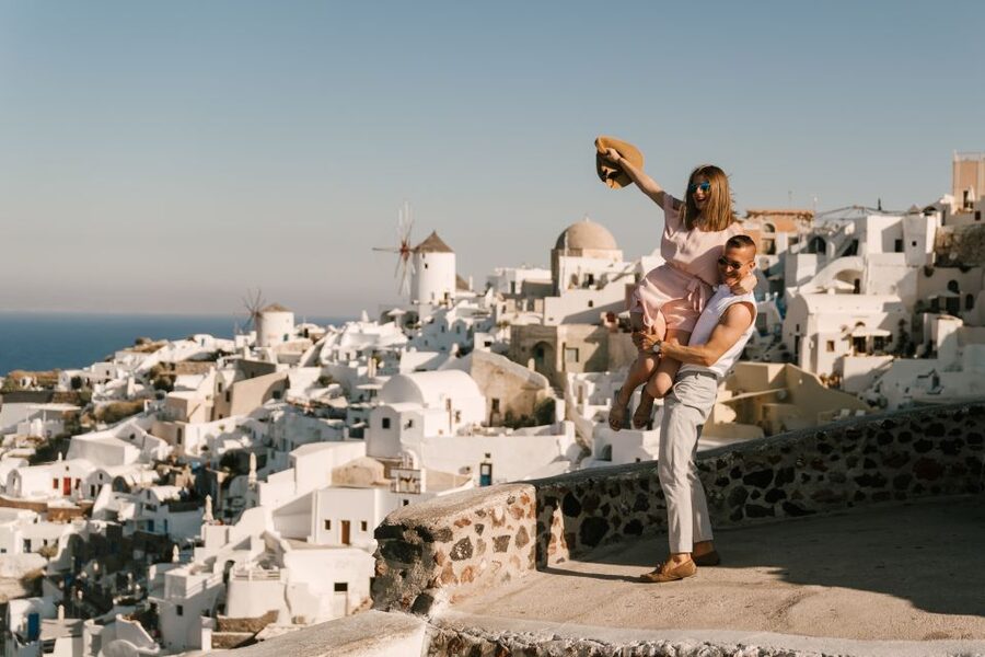 Santorini: Island Highlights Guided Day Trip with Oia Sunset - Pyrgos Village free time, a quieter Santorini mood
