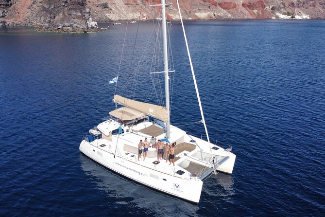 Santorini Platinum Catamaran Cruise with Meal, BBQ and Open Bar - Volcano Hot Springs: What the 30 Minutes Are Really For