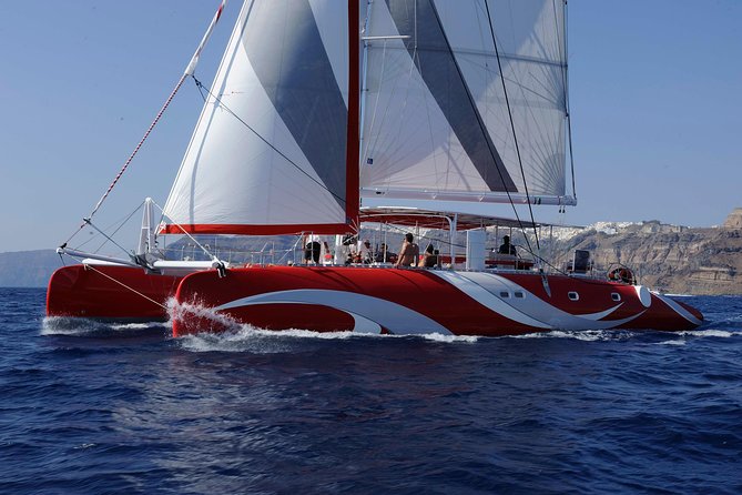 Santorini Sailing Dream Catcher with BBQ Lunch and Drinks - Morning or afternoon departure, and why timing matters
