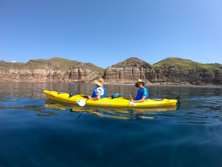 Santorini: Sea Caves Kayak Trip with Snorkeling and Picnic - First Paddle On Santorinis South Coast: Why This Feels Different