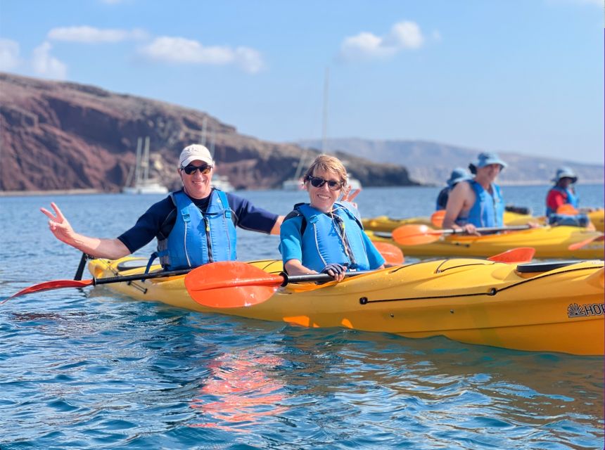 Santorini: Sea Caves Kayak Trip with Snorkeling and Picnic - Small Group Magic: Why Kalliopi’s Style Matters