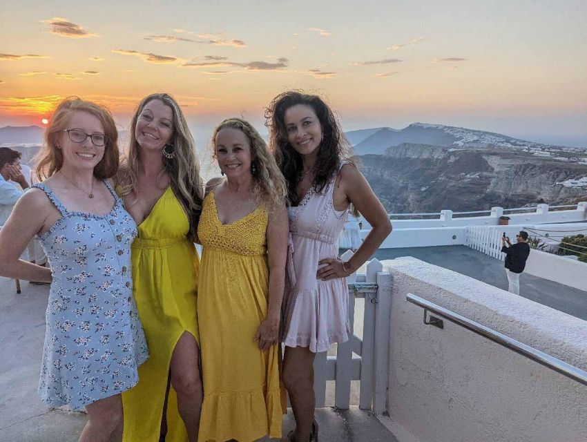 Santorini: Small-Group Sunset Wine Tour with Santo Winery - Pickup and getting around in air-conditioned comfort
