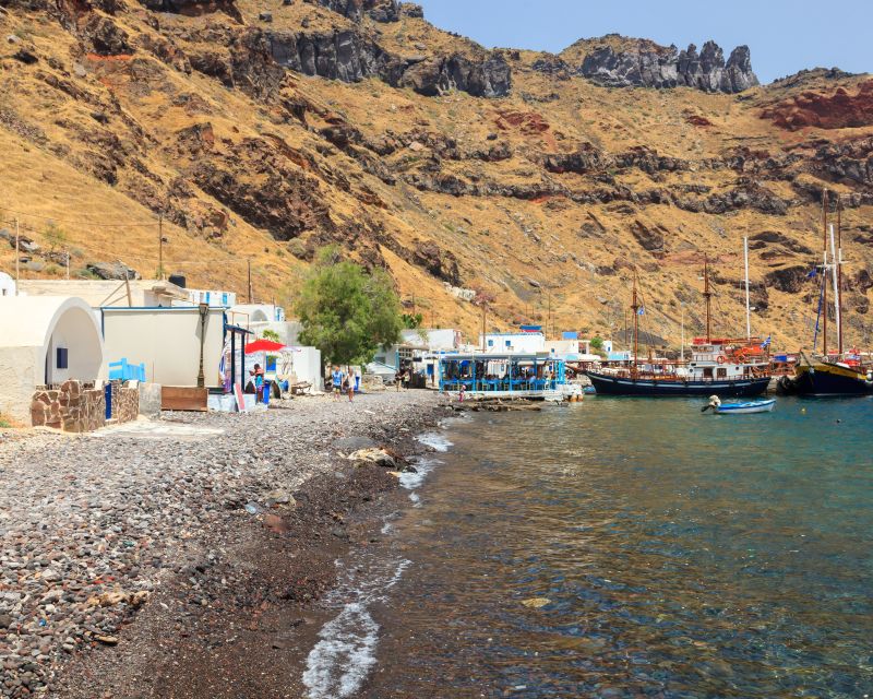 Santorini: Thirassia Islands and Volcano Guided Cruise - Thirassia island for swimming, Manolas village, and lunch options